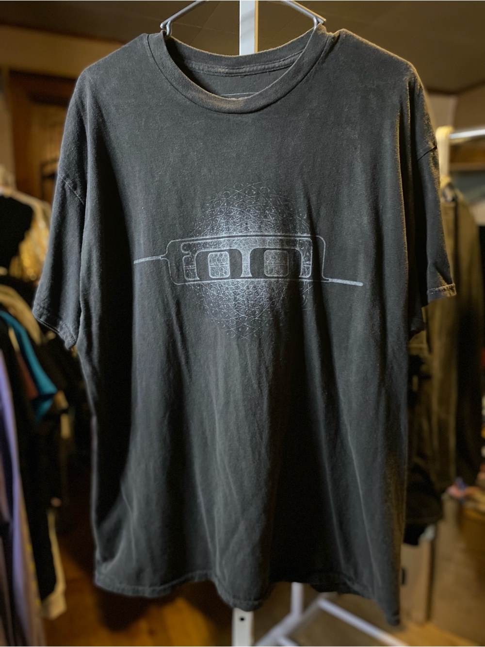 Tool Graphic Band Tee - Gray Men’s Short Sleeve - Thick Material - Soft